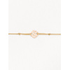Bracelets composés (cordon) Poiray Cœur Entrelacé Or Rose