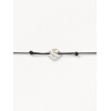 Bracelets composés (cordon) Poiray Cœur Entrelacé Or Blanc