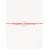 Bracelets composés (cordon) Poiray Cœur Entrelacé Or Blanc