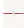 Bracelets composés (cordon) Poiray Cœur Entrelacé Or Blanc