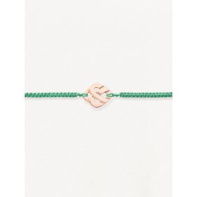 Bracelets composés (cordon) Poiray Cœur Entrelacé Or Rose