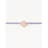 Bracelets composés (cordon) Poiray Cœur Entrelacé Or Rose