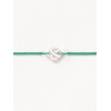 Bracelets composés (cordon) Poiray Cœur Entrelacé Or Blanc
