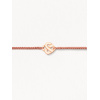 Bracelet Poiray Cœur Entrelacé Or Rose