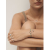 Bague Poiray Tresse Or Blanc Moyen modèle