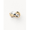 Bague Poiray Tresse Or Blanc Grand modèle