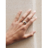 Bague Poiray Tresse Or Blanc Grand modèle