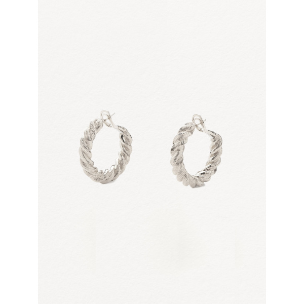 Boucles d'oreilles Poiray Dune de Poiray Or Blanc