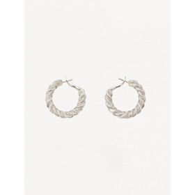 Boucles d'oreilles Poiray Dune de Poiray Or Blanc