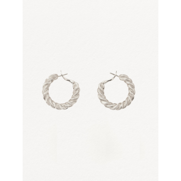 Boucles d'oreilles Poiray Dune de Poiray Or Blanc