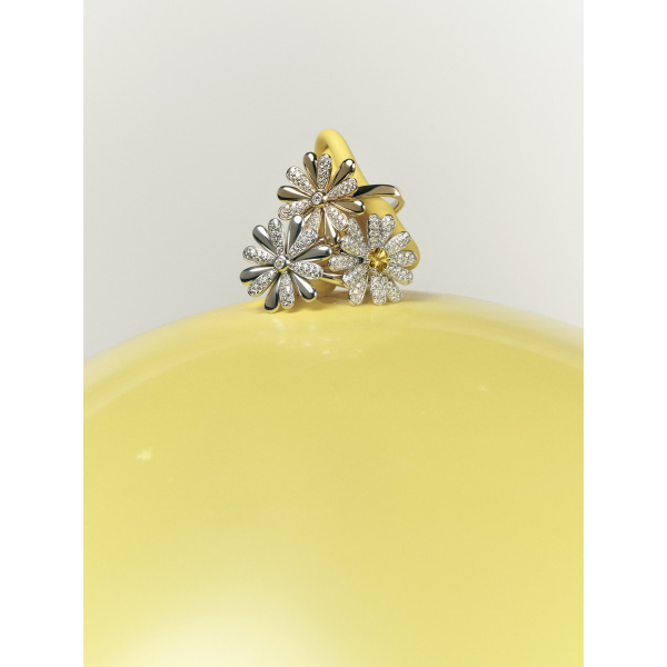 Bague Poiray Or Blanc Diamants
