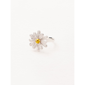 Bague Poiray Or Blanc Diamants