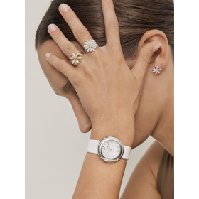 Bague Poiray Or Blanc Diamants