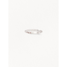 Bague Poiray Or Blanc Diamants Petit modèle