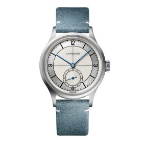 Montre Longines Heritage Classic Bracelet Cuir Bleu