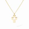 Pendentif Croix Percée de Dinh Van or jaune