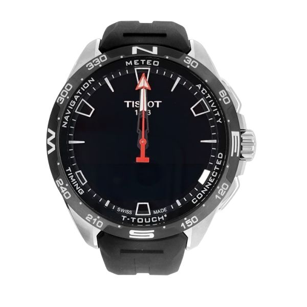 Montre Occasion Tissot T-Touch Connect Bracelet Caoutchouc Noir