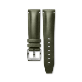 Bracelet Longines Cuir Vert Mat 22 mm