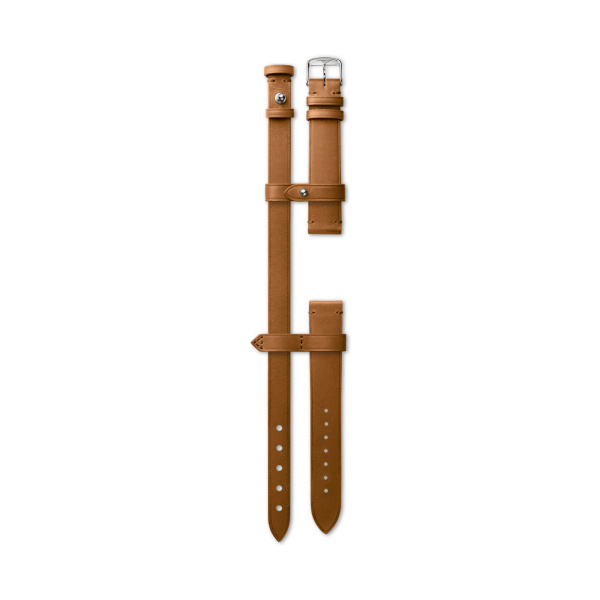 Bracelet Yvy Marron Clair Mat 15 mm