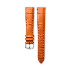 Bracelet Longines Alligator Orange Mat 17 mm