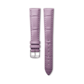 Bracelet Longines Alligator Lilas Mat 17 mm