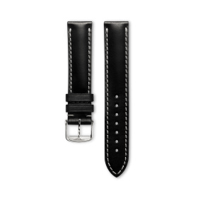 Bracelet Longines Cuir Noir Mat 14 mm