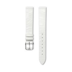 Bracelet Longines Alligator Blanc Mat 13 mm