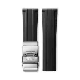 Bracelet Longines Caoutchouc Noir 22 mm