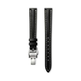 Bracelet Longines Cuir Noir Mat 12 mm