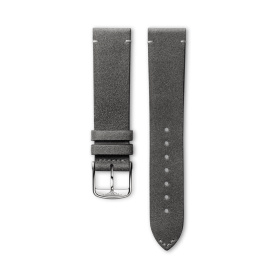 Bracelet Longines Cuir Anthracite Mat 20 mm