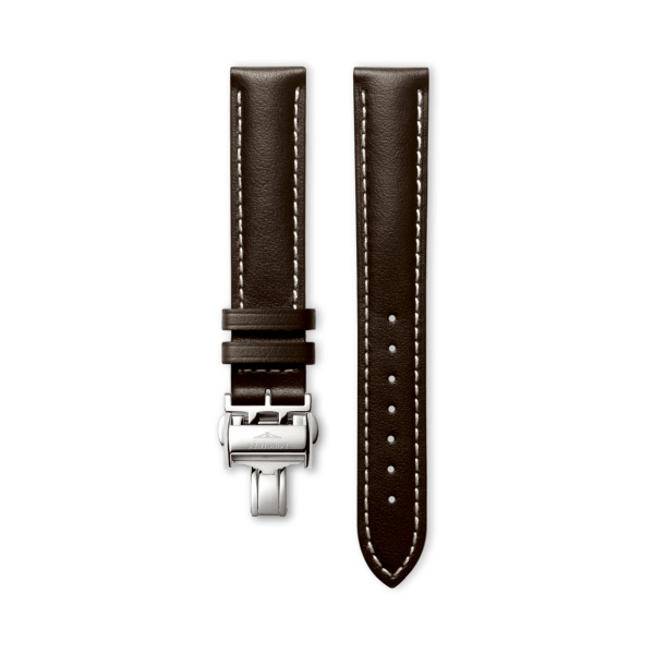 Bracelet Longines Cuir Brun Mat 15 mm