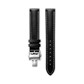 Bracelet Longines Cuir Noir Mat 15 mm