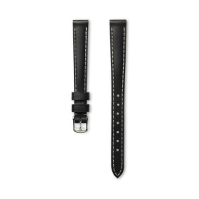 Bracelet Longines Cuir Noir Mat 10 mm