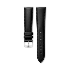 Bracelet Longines Cuir Noir Mat 20 mm