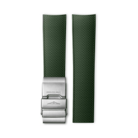 Bracelet Longines Caoutchouc Vert 21 mm