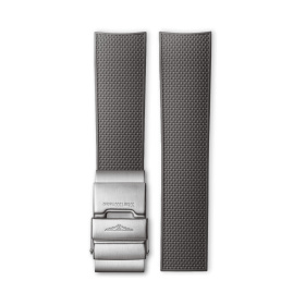 Bracelet Longines Caoutchouc Gris 21 mm