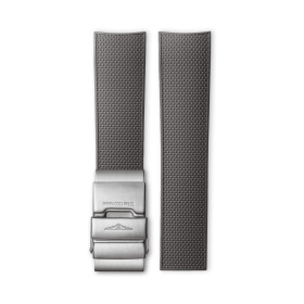 Bracelet Longines Caoutchouc Gris 21 mm