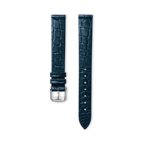 Bracelet Longines Alligator Bleu Mat 13 mm