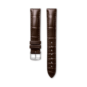 Bracelet Longines Alligator Marron Mat 15 mm