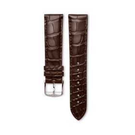 Bracelet Longines Alligator Marron Mat 20 mm