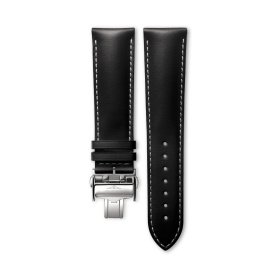 Bracelet Longines Cuir Noir Mat 22 mm