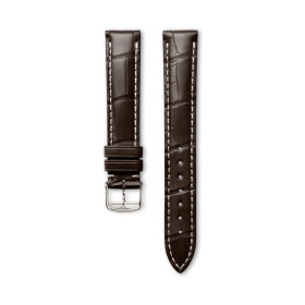 Bracelet Longines Alligator Marron Mat 15 mm