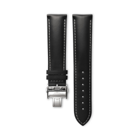 Bracelet Longines Cuir Noir Mat 21 mm