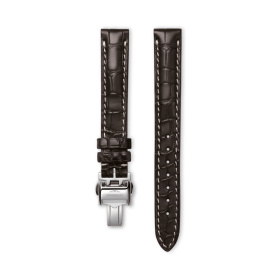 Bracelet Longines Alligator Marron Mat 13 mm