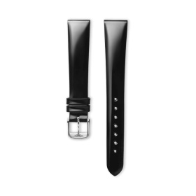 Bracelet Longines Cuir De Veau Noir Brillant 15 mm
