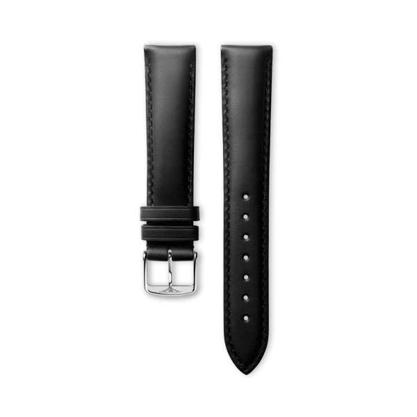 Bracelet Longines Cuir Noir Mat 18 mm