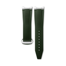 Bracelet Longines Caoutchouc Vert 22 mm