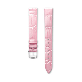 Bracelet Longines Alligator Rose Semi-Mat 13 mm