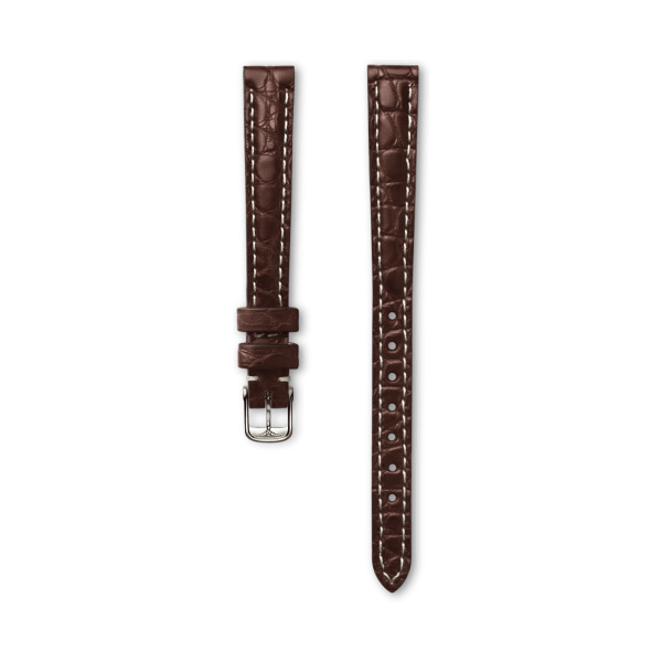 Bracelet Longines Alligator Marron Mat 10 mm