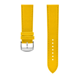 Bracelet Breitling cuir de veau militaire jaune  22 MM